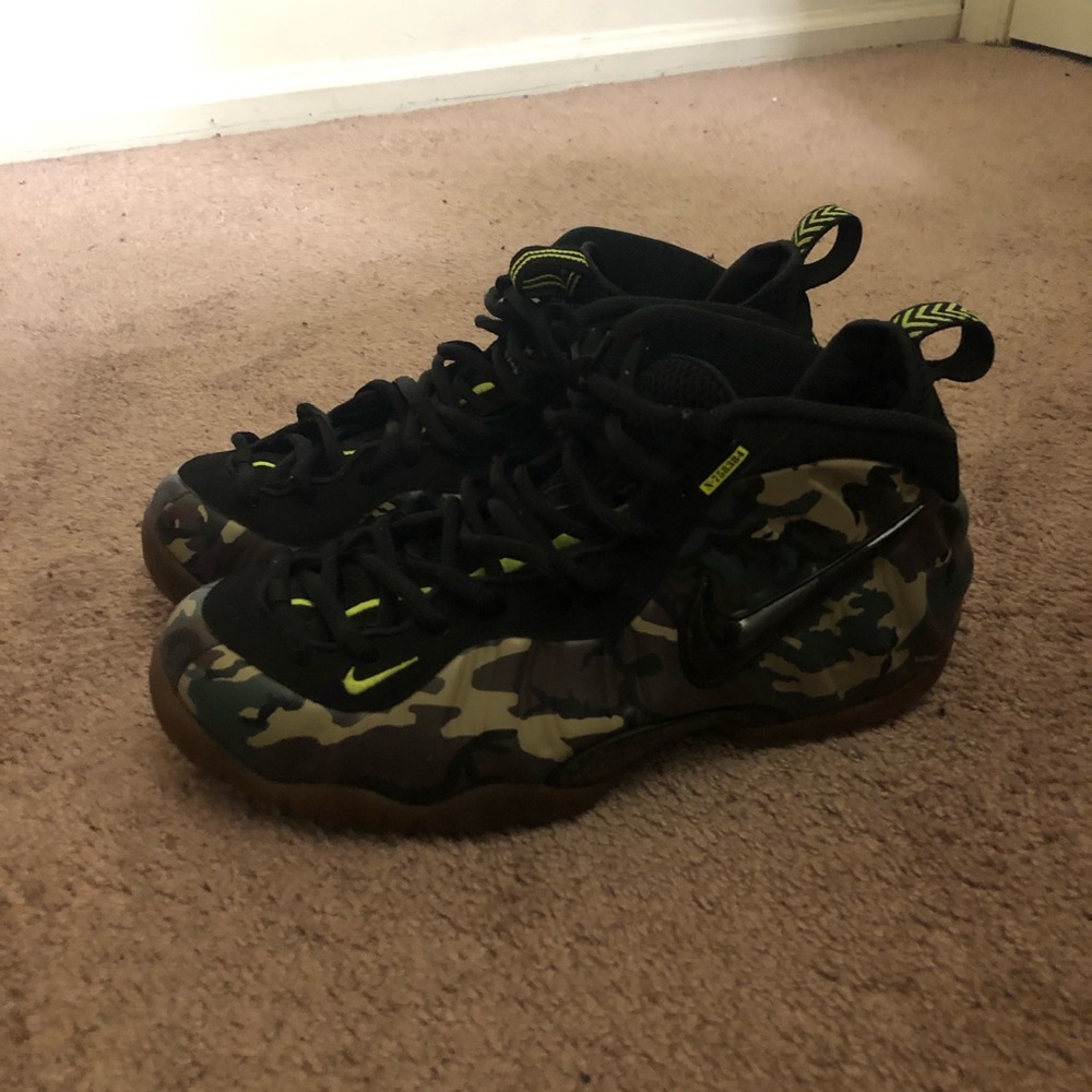 Air foamposite pro army camo